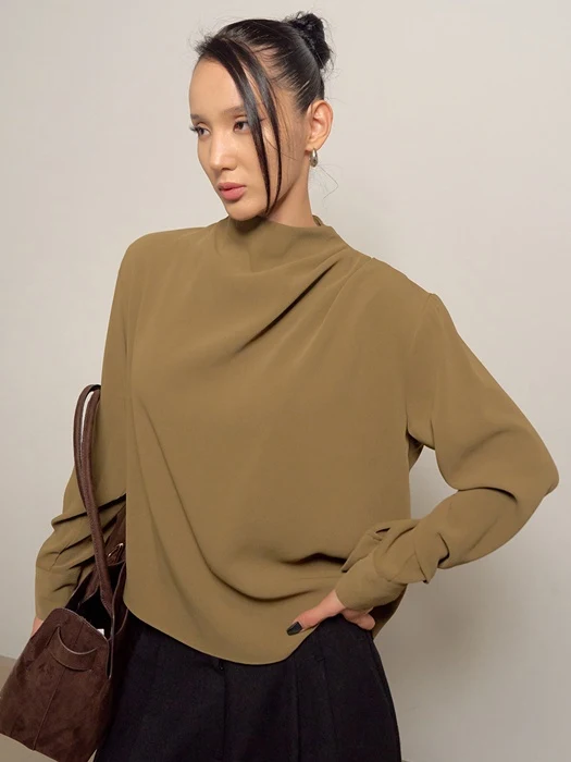Maison Shirring Blouse Maison Shirring Blouse