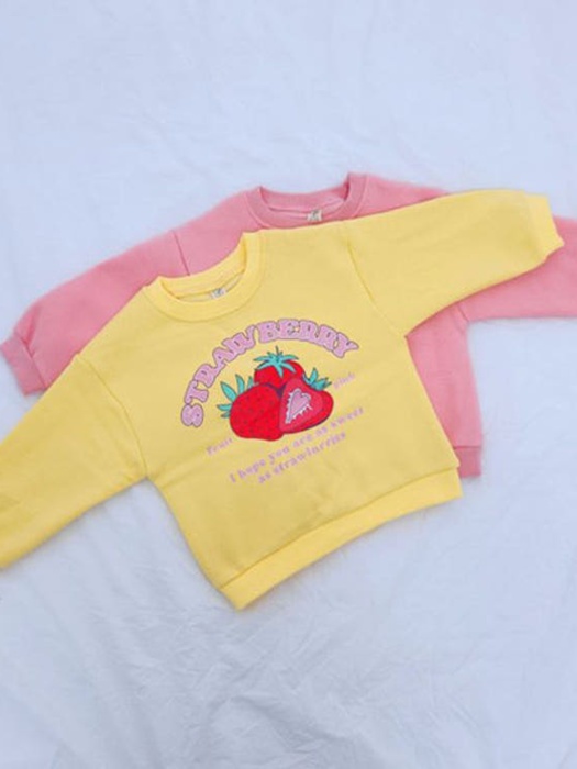 Fleece Strawberry Sweatshirt