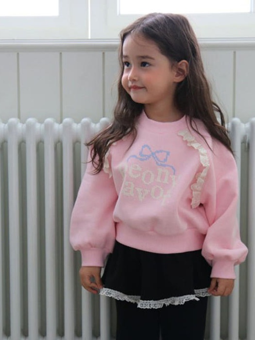 Lace Ribbon Sweatshirt Lace Ribbon Sweatshirt