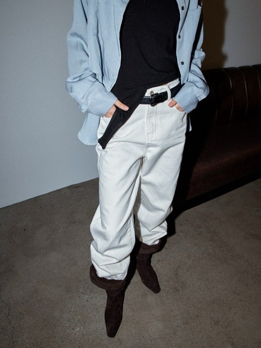 Brushed Cone Denim Pants