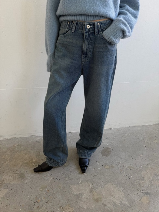 Back Denim Pants