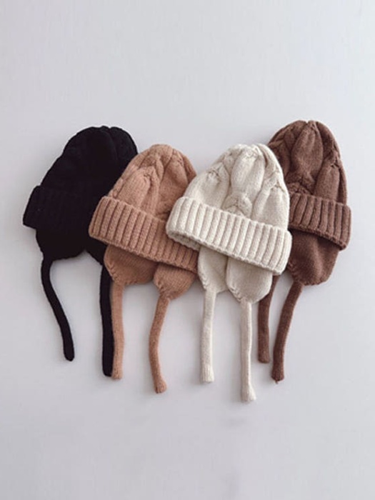 Twist Earflap Beanie