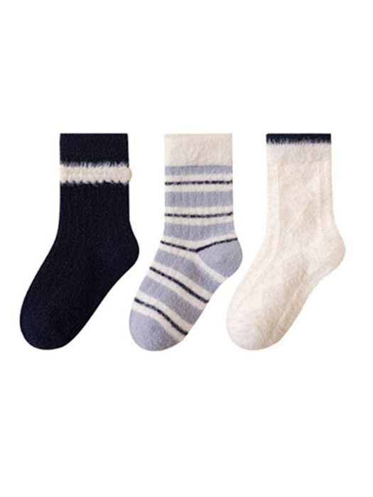 Soft Navy Socks Set
