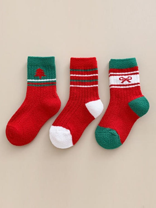 Christmas Red Socks Set