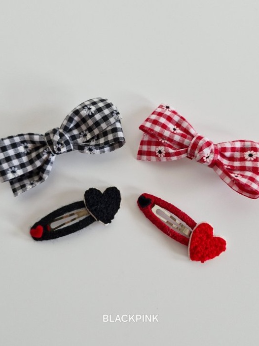 Fuzzy Heart Check Set Fuzzy Heart Check Set