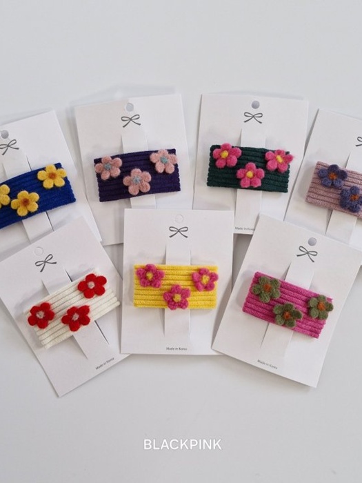 Corduroy Flower Snap Pin Corduroy Flower Snap Pin