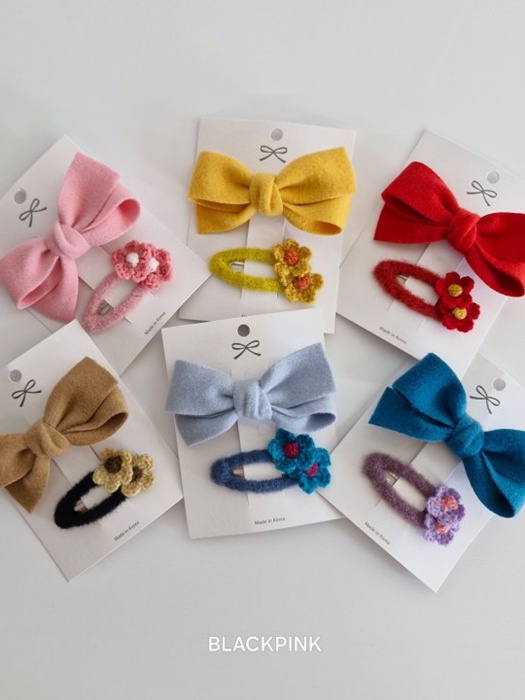 Wool Flower Set Wool Flower Set