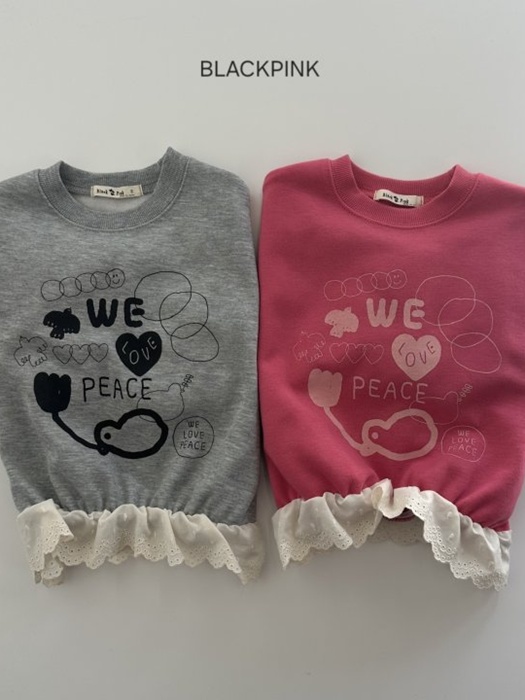 PEACE Lace Sweatshirt PEACE Lace Sweatshirt