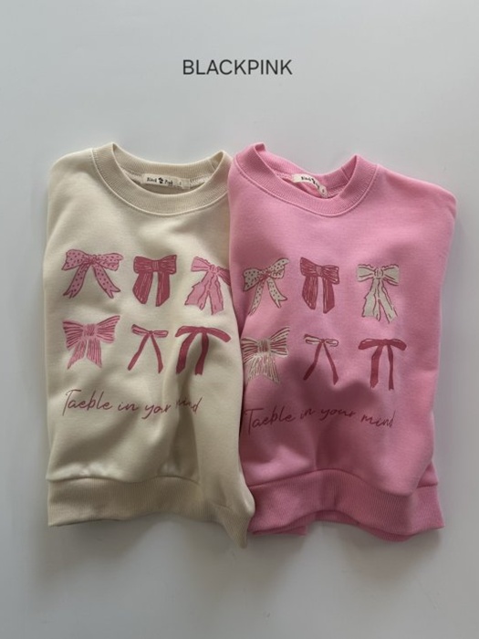 Ribbon Fleece Sweatshirt Ribbon Fleece Sweatshirt