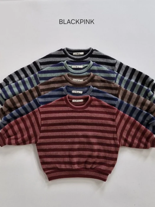 Striped Fleece Knit Striped Fleece Knit