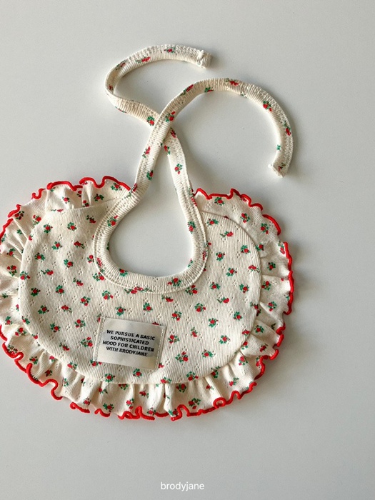 Cozy Floral Wave Bib Cozy Floral Wave Bib