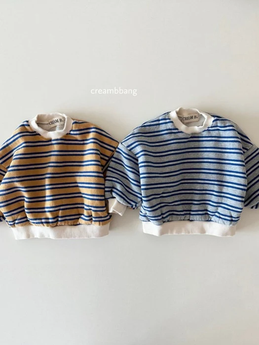 Joy Soft Fleece Stripe Sweatshirt
