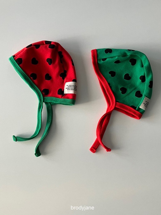 Christmas Heart Bonnet Christmas Heart Bonnet