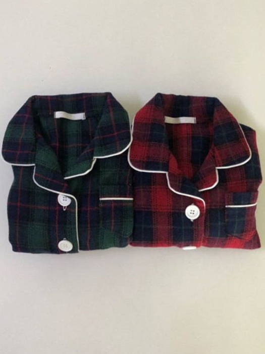 Wool Check Pajamas Wool Check Pajamas