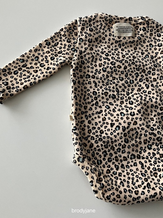 Peach Leopard Bodysuit Peach Leopard Bodysuit