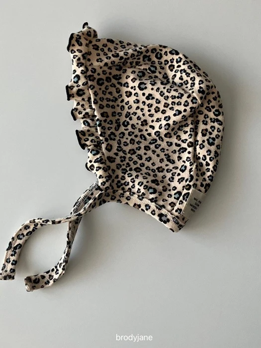 Peach Leopard Bonnet Peach Leopard Bonnet