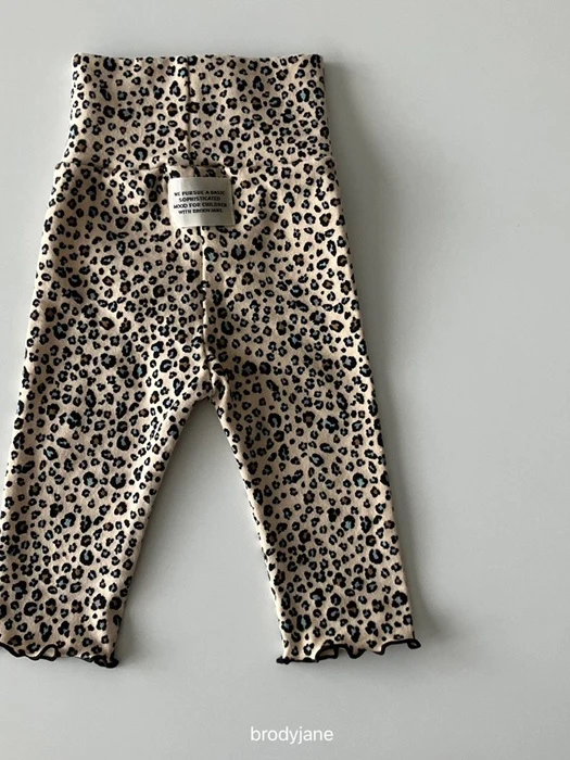 Peach Leopard High-Waist Peach Leopard High-Waist