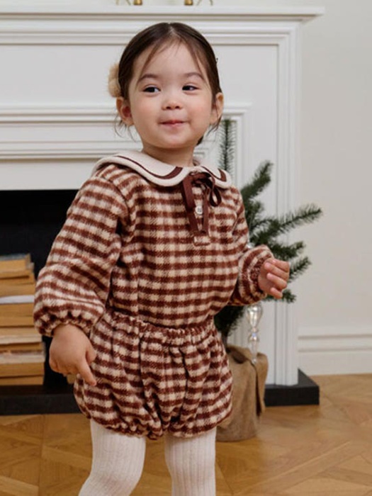B Check Sailor Bloomer Set B Check Sailor Bloomer Set