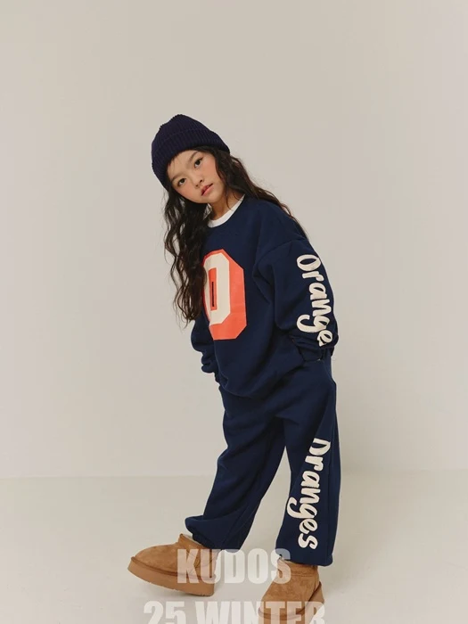 Orange Logo Track Pants