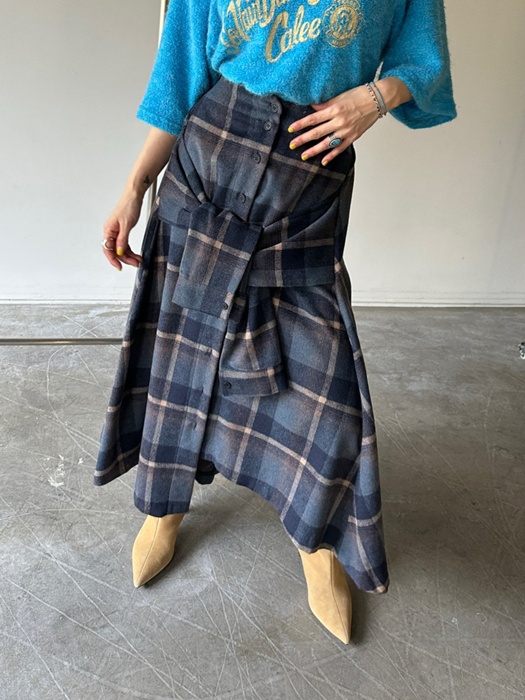 Check Shirt Skirt Check Shirt Skirt