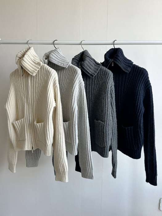 Holly Ribbed Zip-Up