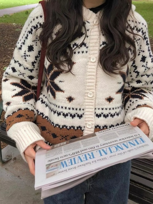 Snow Hood Cardigan Snow Hood Cardigan