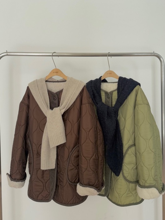 Quilted Fleece Jacket Quilted Fleece Jacket