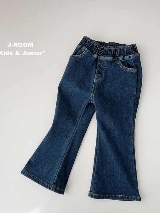 Mink Stretch Denim Bootcut Pants