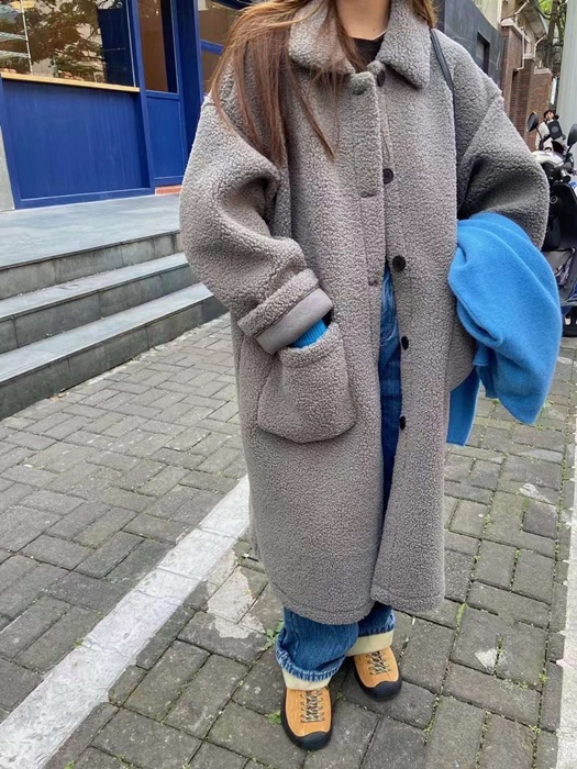 Collar Shearling Coat Collar Shearling Coat