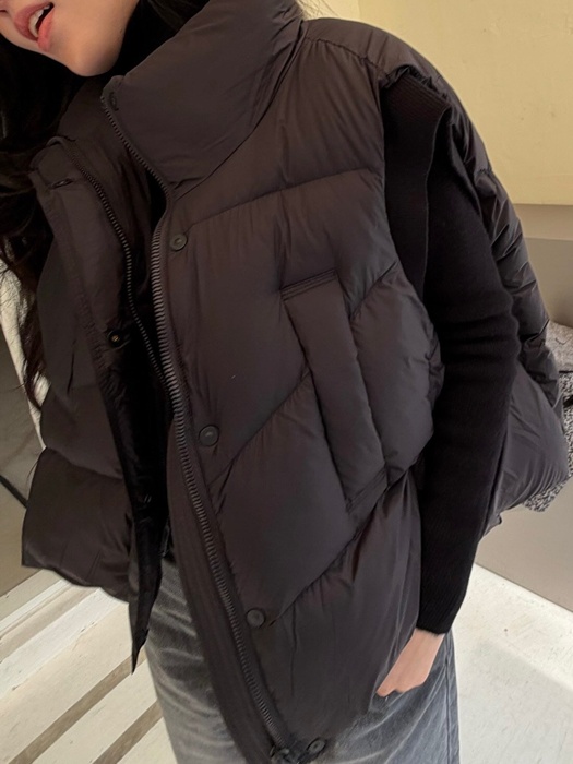 M Layered Duck Down Vest M Layered Duck Down Vest