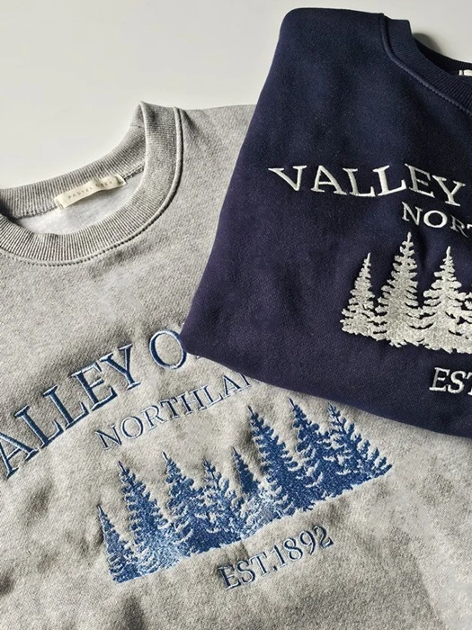 Double Fleece Valley Crop Sweatshirt Double Fleece Valley Crop Sweatshirt