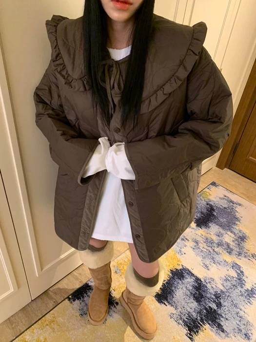 Frill Quilted Jacket Frill Quilted Jacket