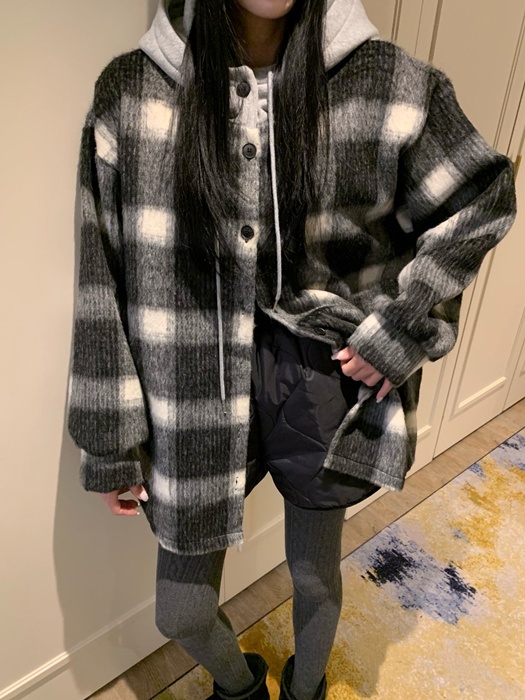 Big Hoodie Wool Check Shirt Big Hoodie Wool Check Shirt