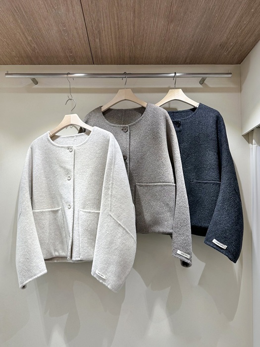 Round Neck Avant Handmade Coat Round Neck Avant Handmade Coat