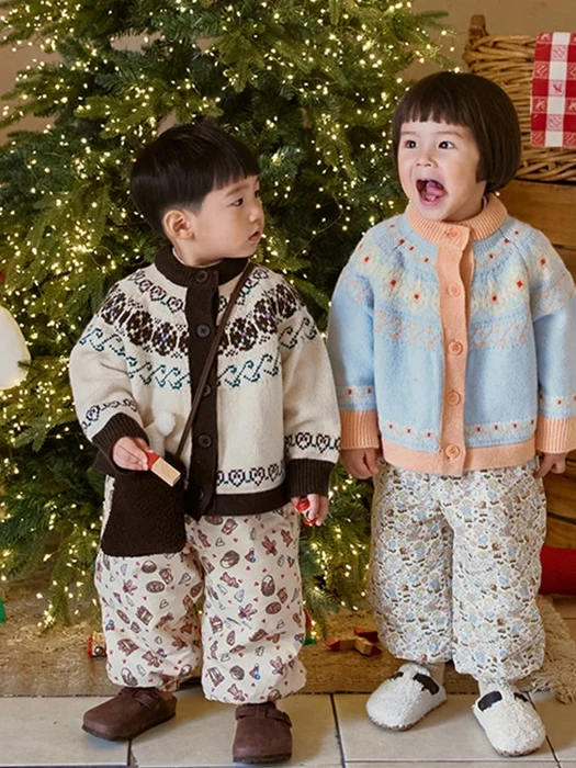 Holiday Jacquard Cardigan