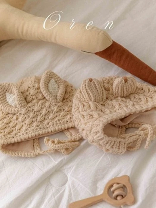 Bear Knit Bonnet