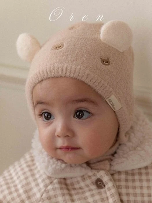 Soft Bear Ear Bonnet