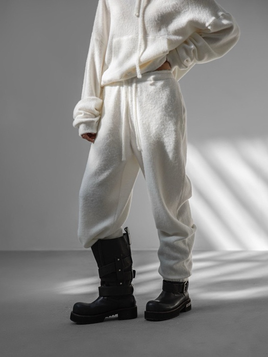 Hairy Texture Cozy Jogger Pants Hairy Texture Cozy Jogger Pants