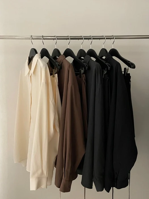 Tencel Shirt Wrap Skirt Set