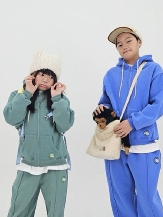 Double Fleece Hood Zip-Up
