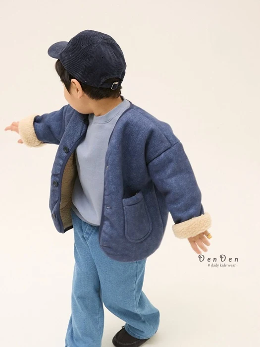 Denim Fleece Jacket Denim Fleece Jacket