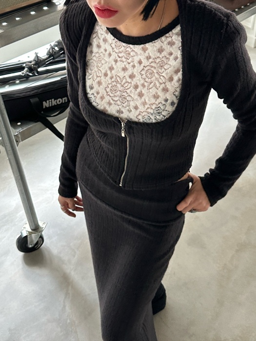 Rosy Lace Cardigan
