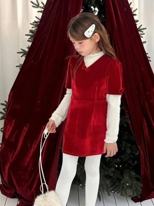 Ribbon Puffy One-piece