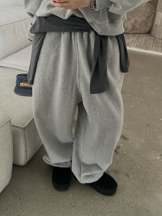 Double Fleece Wide Jogger Pants Double Fleece Wide Jogger Pants