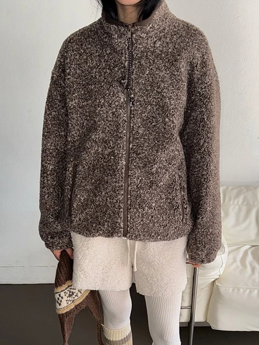 Cozy Boucle Fleece Jacket
