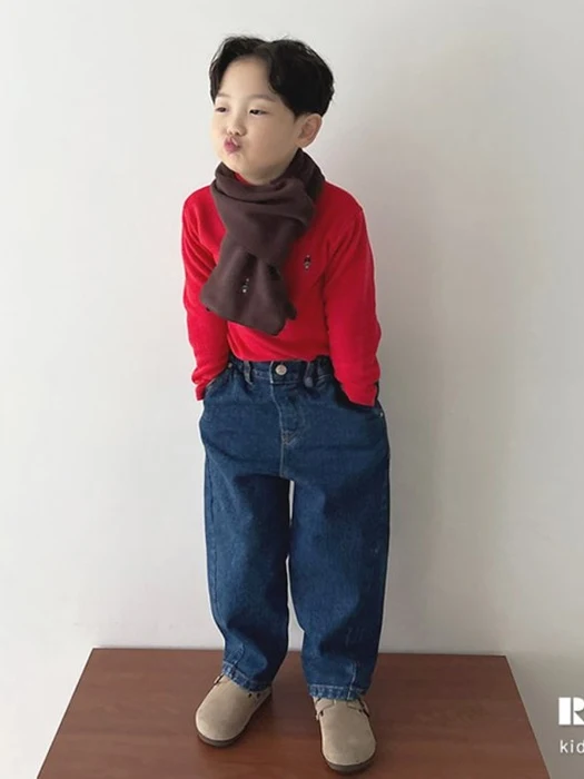 Diagonal Fleece Jeans