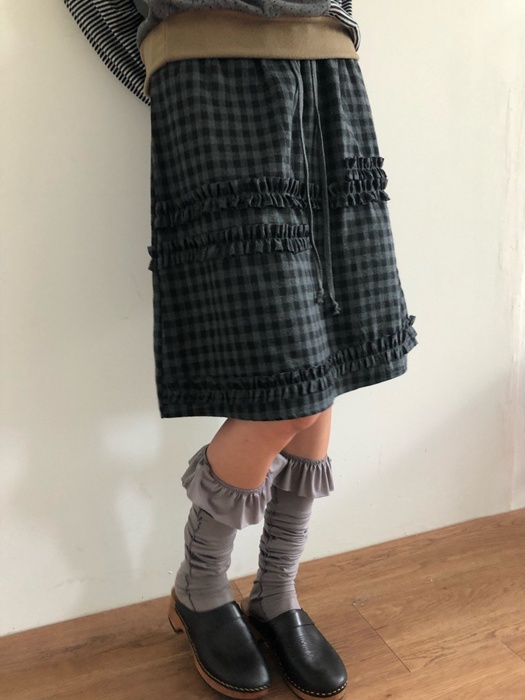 Ruffle Cord A Skirt Ruffle Cord A Skirt