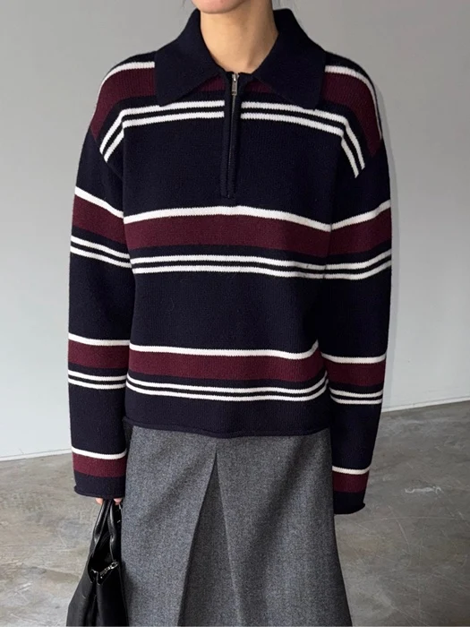 Joy Zip-up Knit