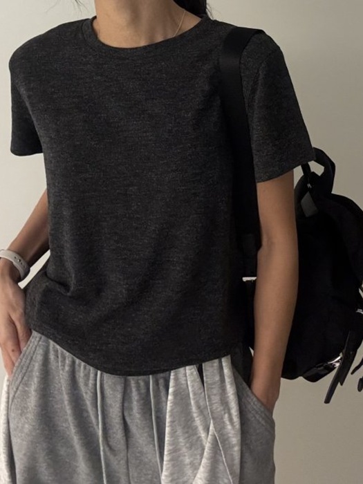 Comfy Plain Short Sleeve Tee Comfy Plain Short Sleeve Tee