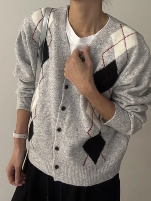 Argyle Cardigan Argyle Cardigan